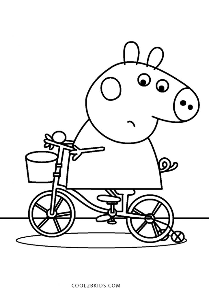 Free Printable Peppa Pig Coloring Pages For Kids
