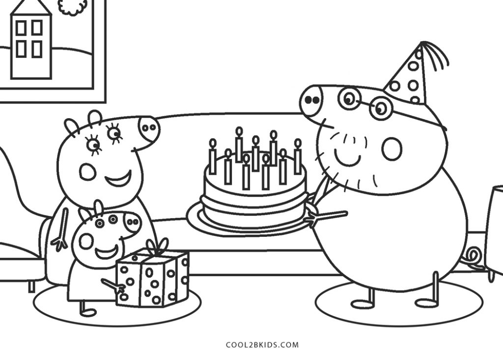 Free Printable Peppa Pig Coloring Pages For Kids