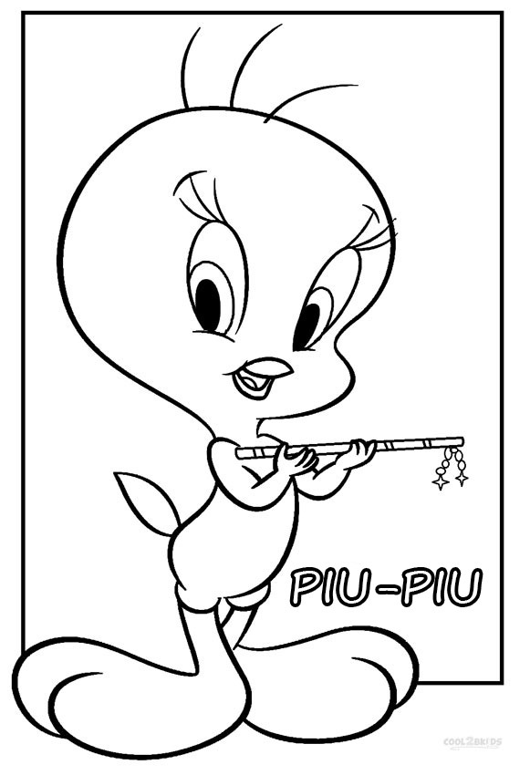 Desenhos do Piu Piu para Imprimir e Colorir