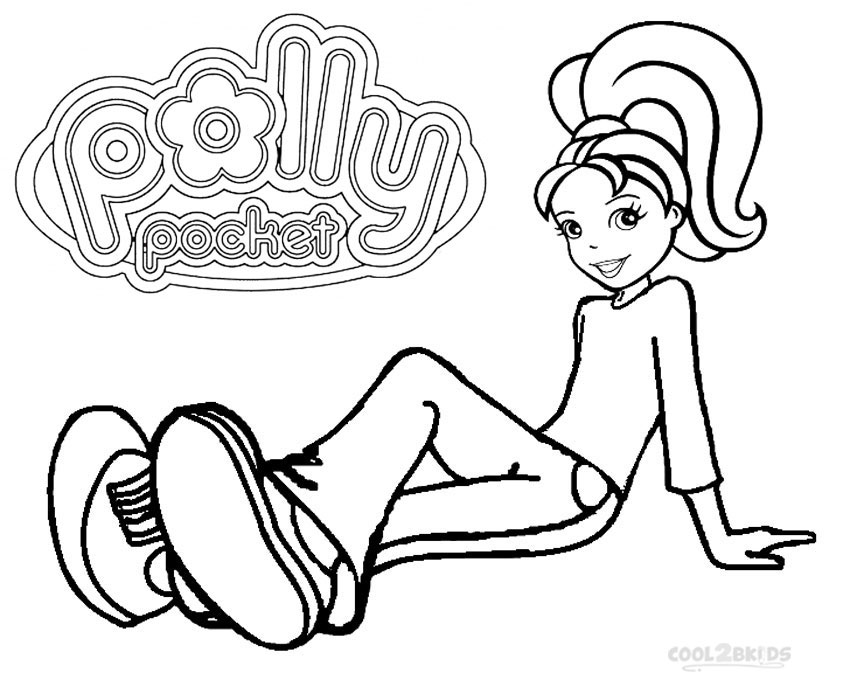 atividade de pintar com polly pocket