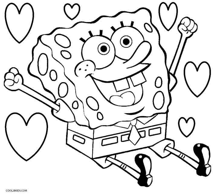 Bob Esponja para colorir em 2023  Desenho do bob esponja, Desenhos fáceis  de amor, Desenhos para colorir batman