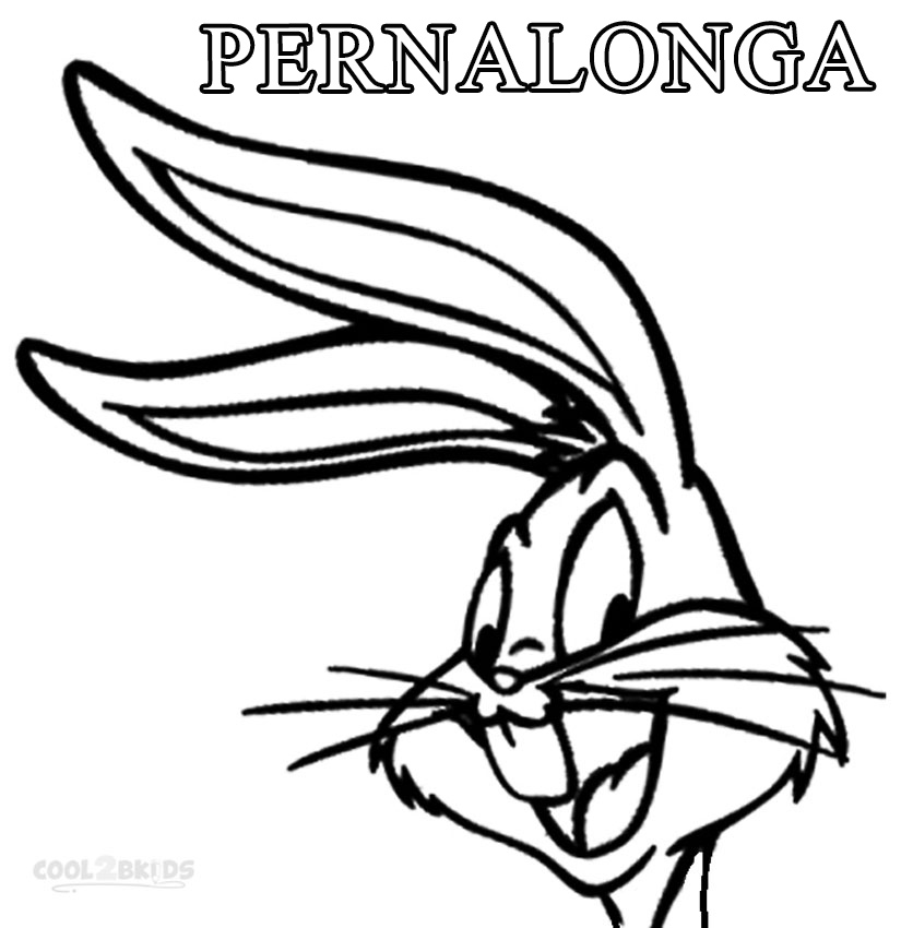 Como desenhar o Pernalonga