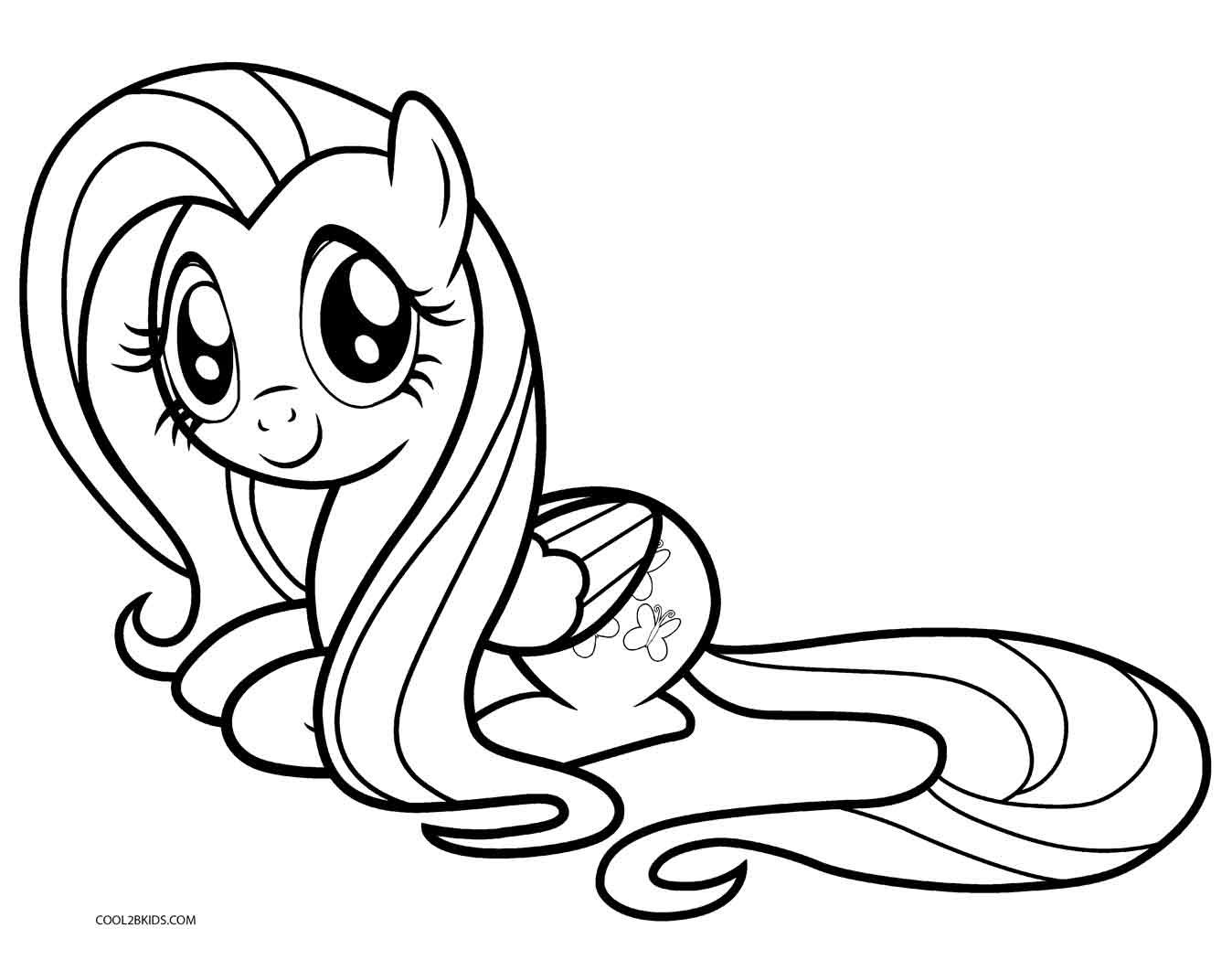 ▷ Desenhos de My Little Pony para colorir