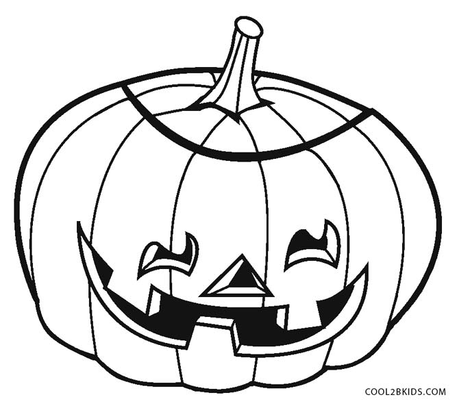 Desenhos de Abóbora de Halloween para Colorir e Imprimir 