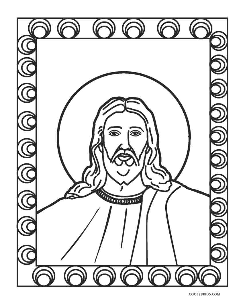 Desenhos de Jesus para colorir - Páginas para impressão grátis