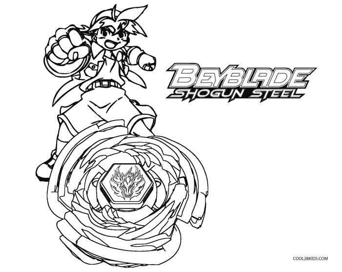 Desenhos do Beyblade para Colorir