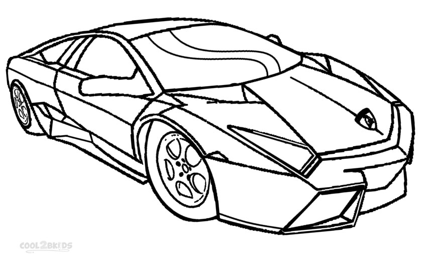 Desenhos para colorir de desenho para colorir de uma lamborghini murcielago  