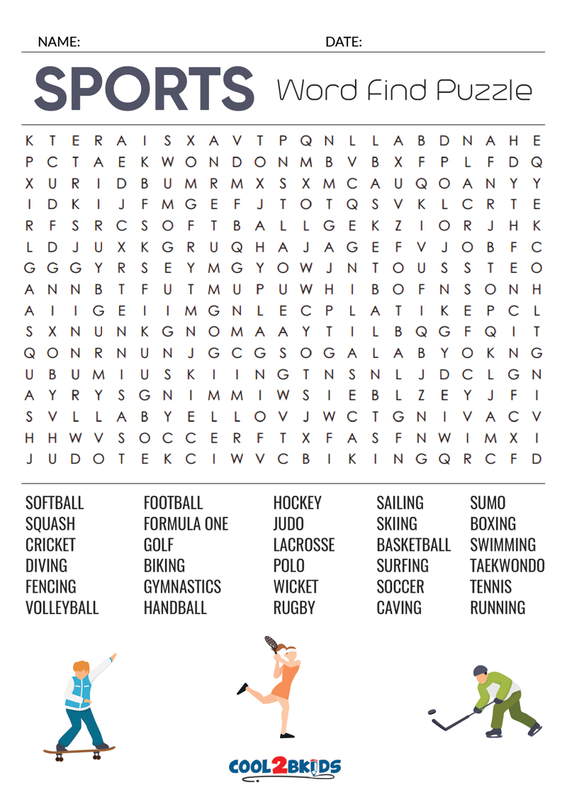 printable-sports-word-search