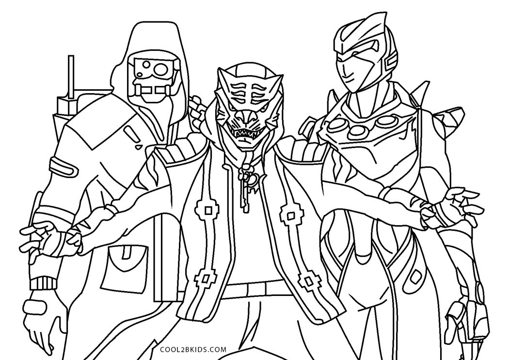 Free Printable Fortnite Coloring Pages For Kids