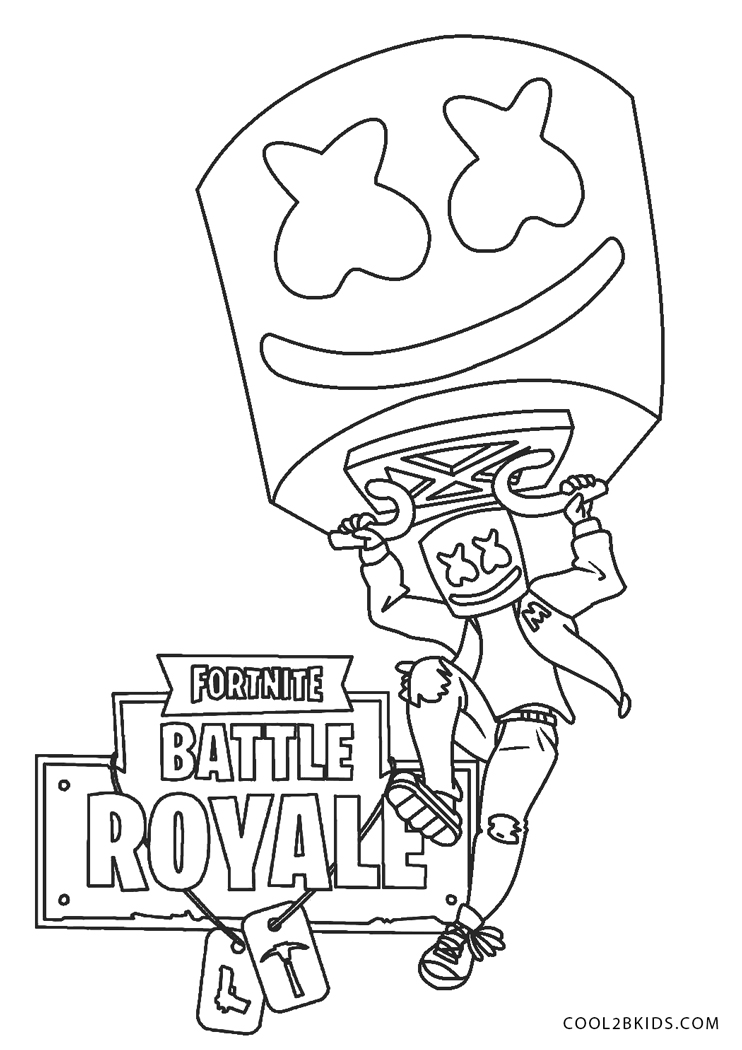 Free Printable Fortnite Coloring Pages For Kids