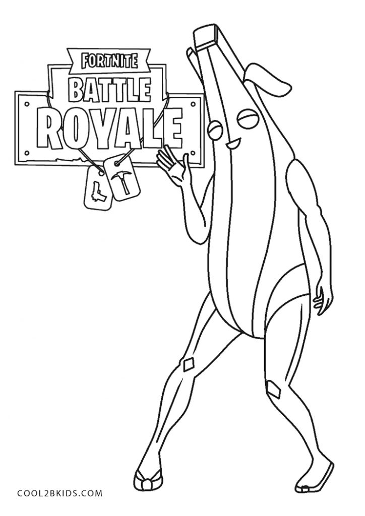 Free Printable Fortnite Coloring Pages For Kids