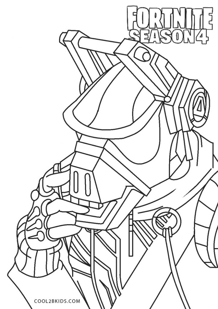 Free Printable Fortnite Coloring Pages For Kids