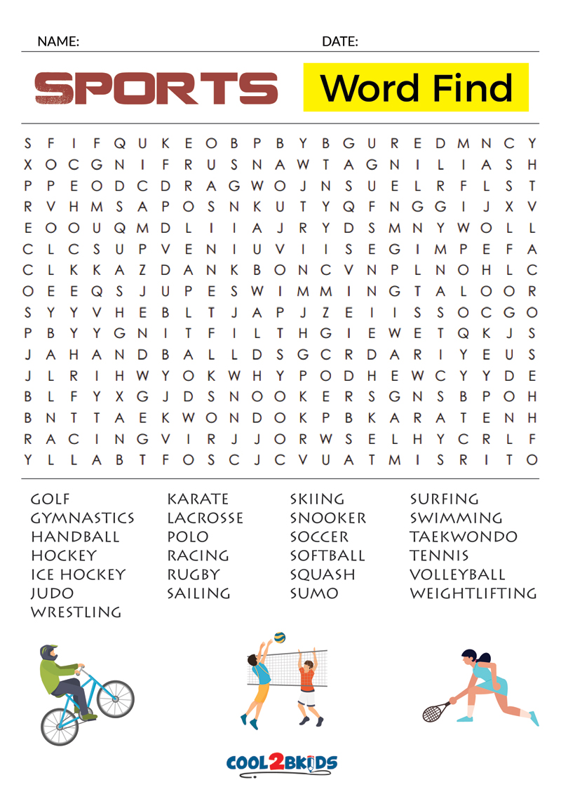 printable-sports-word-search