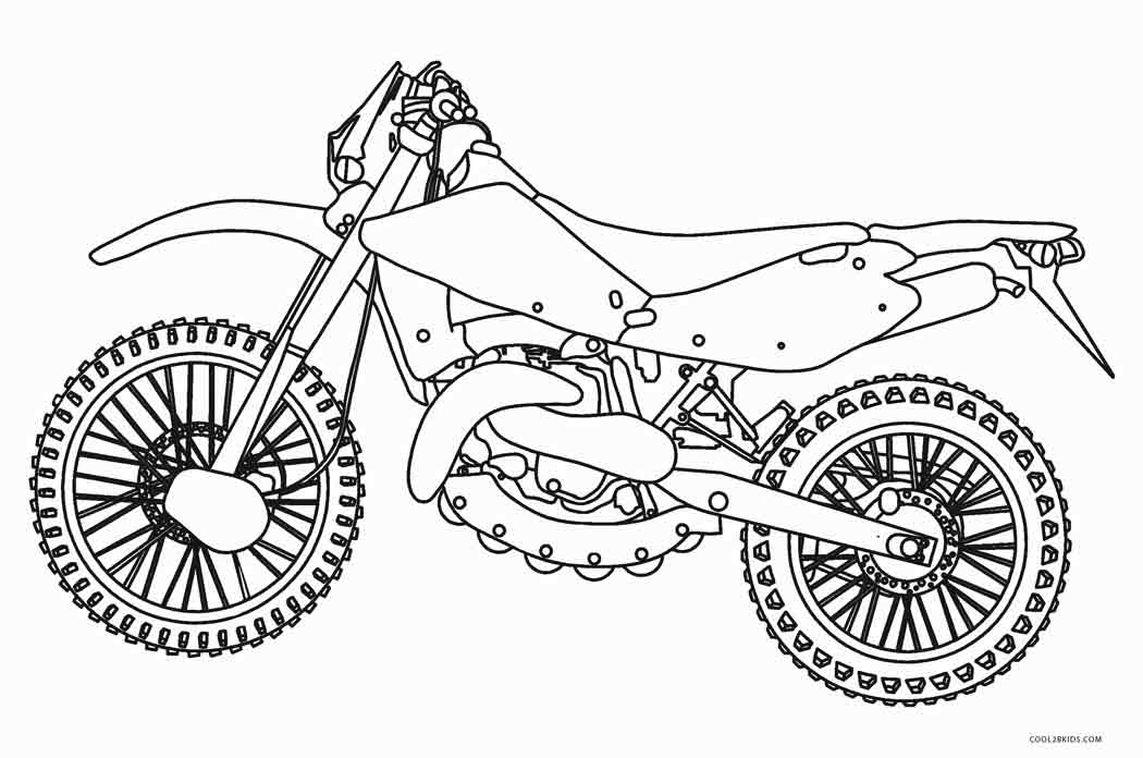 Páginas para colorir de motocicleta imprimíveis gratuitas para crianças -  GBcoloring