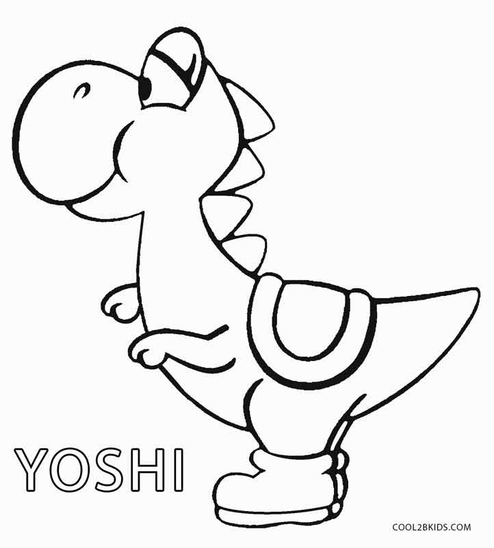 Ovo de Yoshi – Páginas para colorir imprimíveis gratuitas