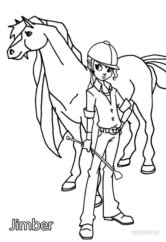 Ausmalbilder Horseland - Malvorlagen kostenlos zum ausdrucken
