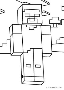 free printable minecraft coloring pages for kids