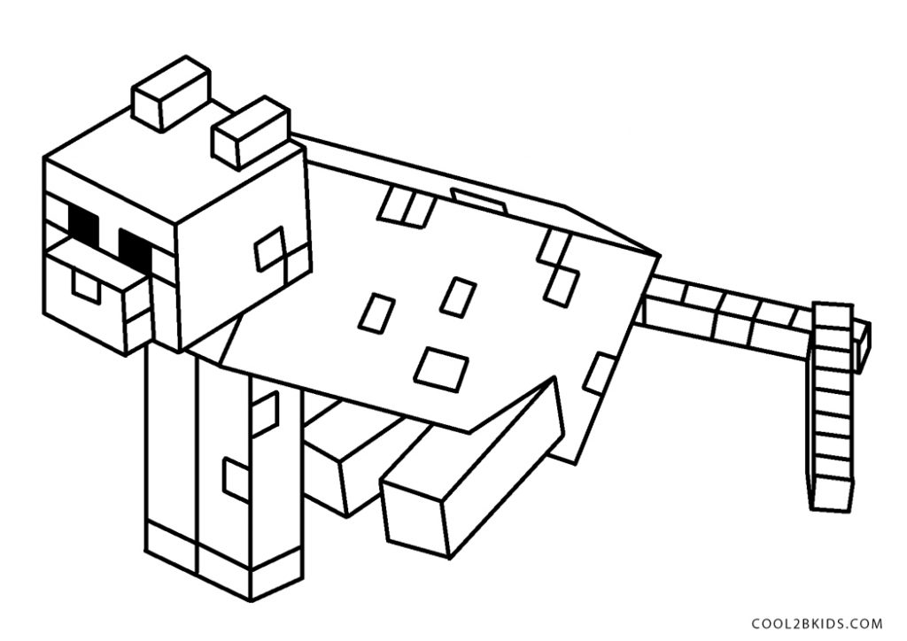 Free Printable Minecraft Coloring Pages For Kids