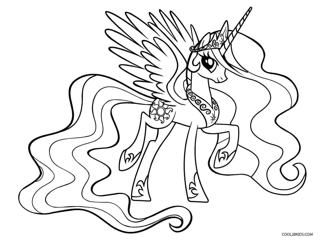 my little pony para colorir 134 –  – Desenhos para Colorir