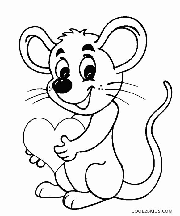 Ausmalbilder Maus - Malvorlagen kostenlos zum ausdrucken