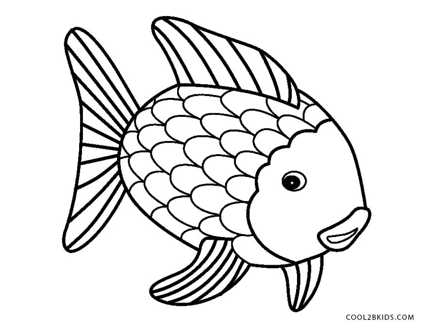 Fische Zum Ausmalen Und Drucken - Malvorlagen and Coloring