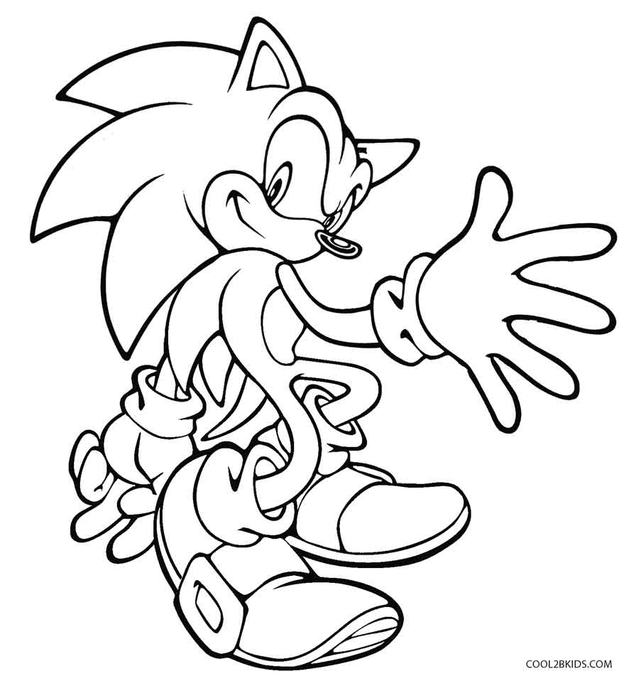 Ausmalbilder Sonic - Malvorlagen kostenlos zum ausdrucken