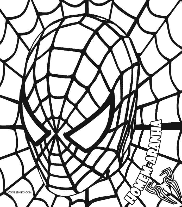 Desenho do Homem aranha preto colorindo desenho 