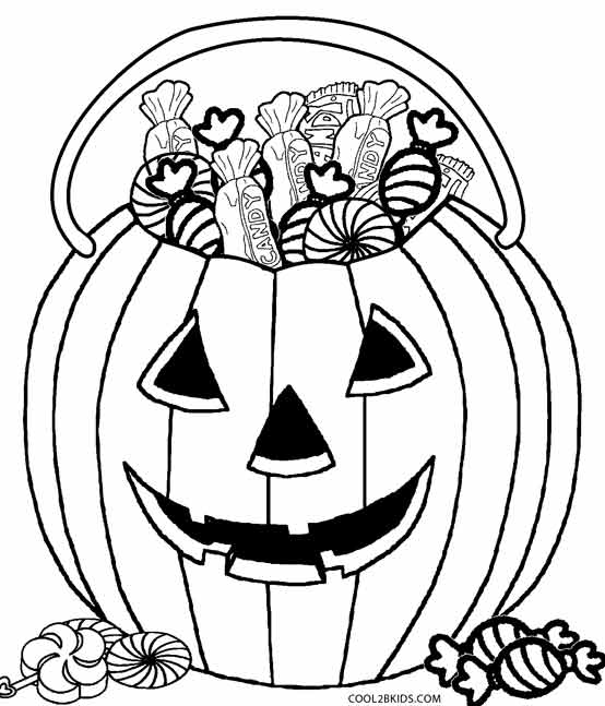 Desenhos para colorir Halloween - Bolacha Pedagógica