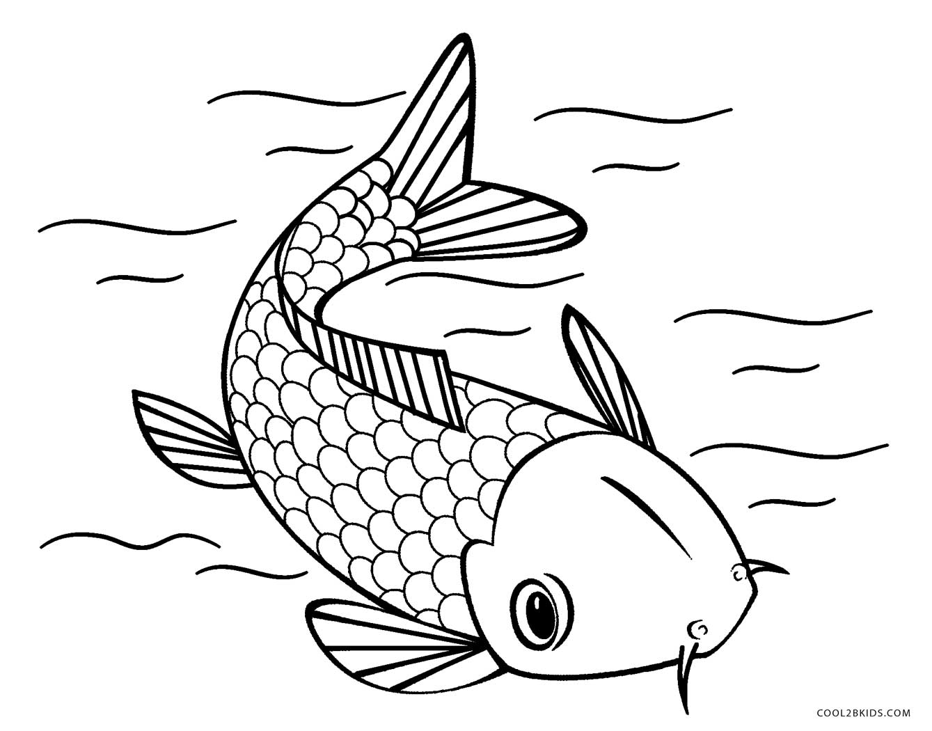 Ausmalbilder Fisch - Malvorlagen kostenlos zum ausdrucken