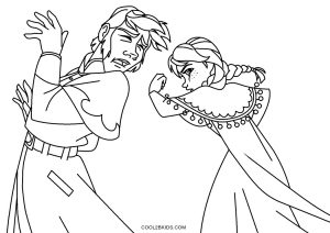 frozen coloring sheets hans