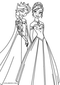 86 Princess Coloring Pages Elsa Anna  Best HD