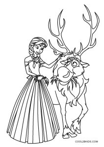 Free Printable Frozen Coloring Pages For Kids