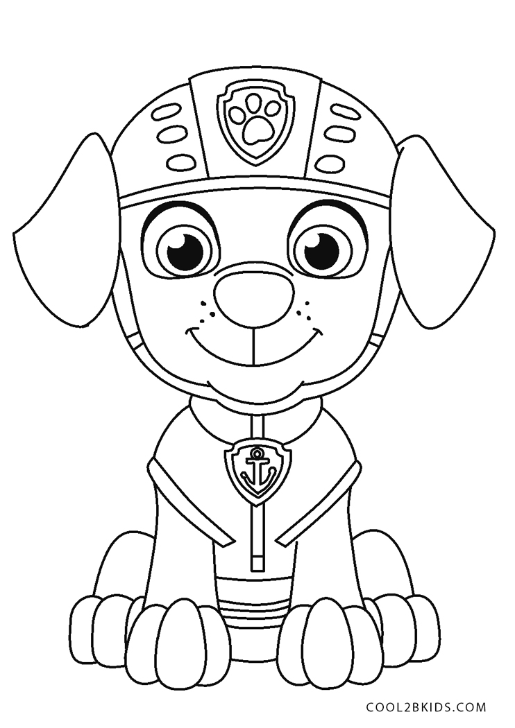 Free Printable PAW Patrol Coloring Pages For Kids