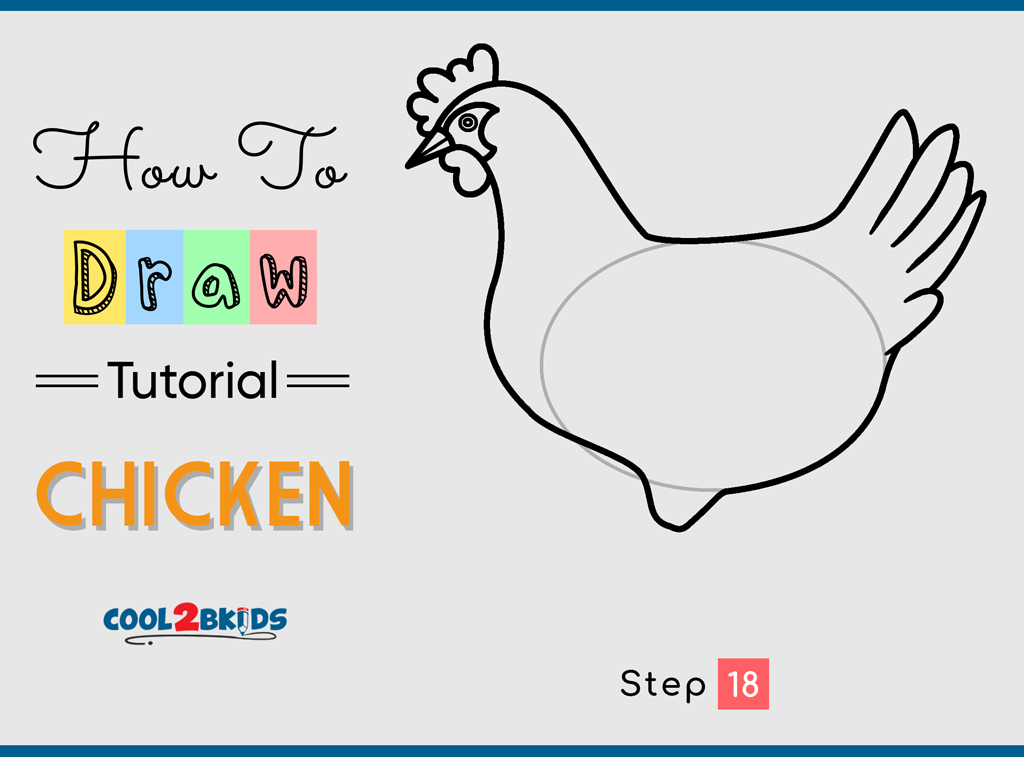 How to Draw a Chicken - Cool2bKids