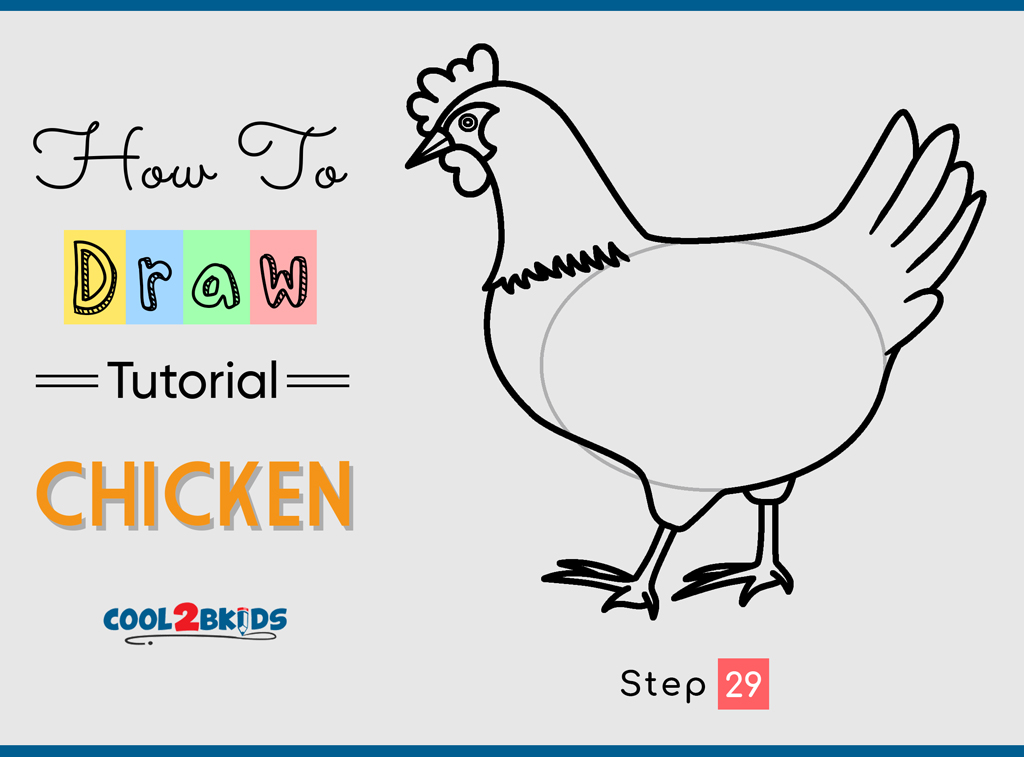 How to Draw a Chicken - Cool2bKids
