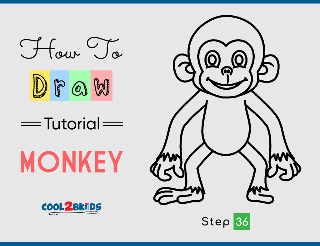 How to Draw a Monkey  Easy and Fun Drawing Tutorial  Art by Ro