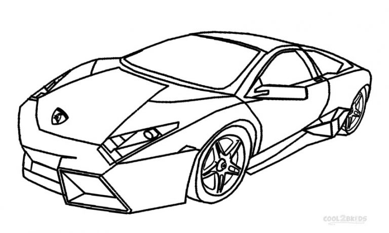 Ausmalbilder Lamborghini - Malvorlagen kostenlos zum ausdrucken