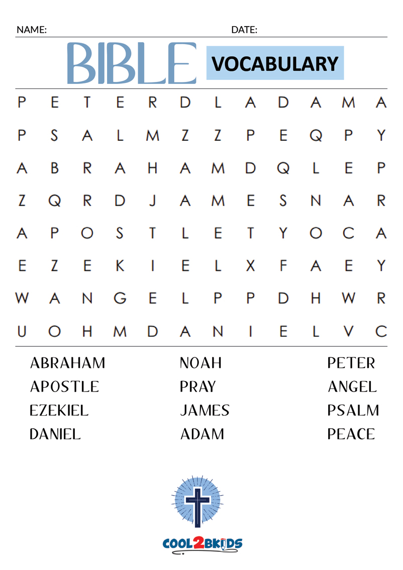 printable bible word search cool2bkids