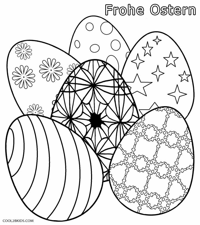 Ausmalbilder Osterei - Malvorlagen kostenlos zum ausdrucken