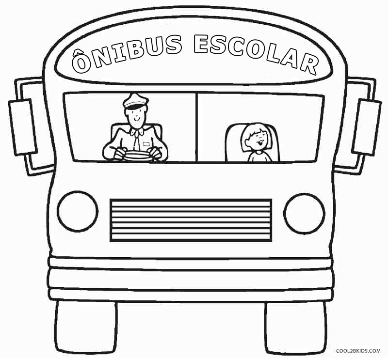 contorno de página para colorir e tutorial de desenho. como desenhar um  carro. ônibus escolar a