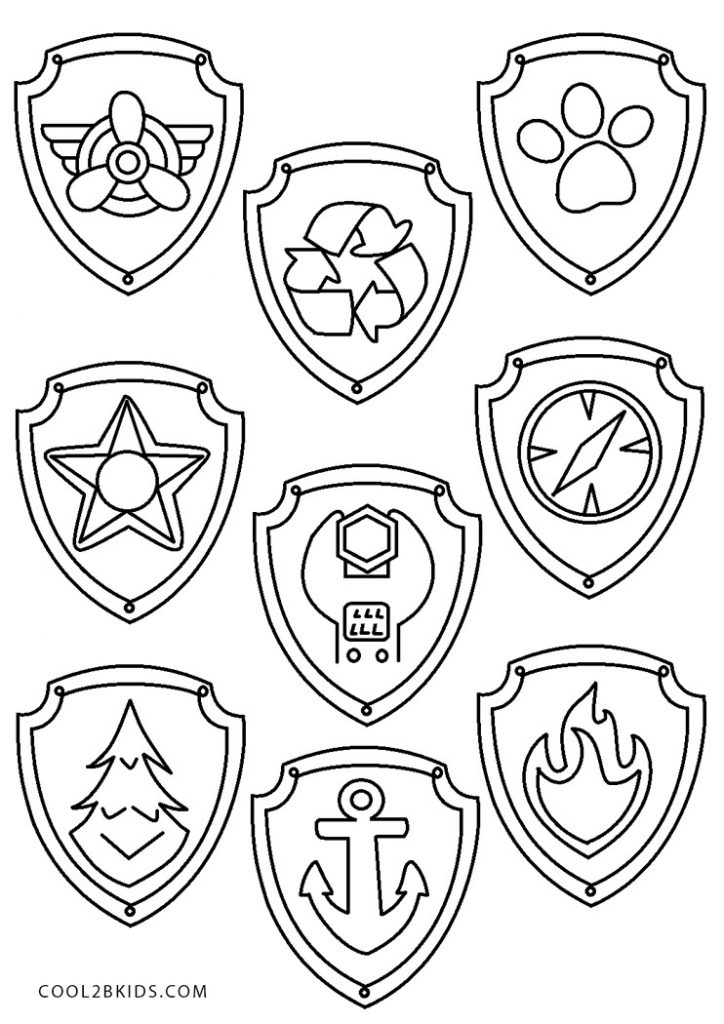 Free Printable PAW Patrol Coloring Pages For Kids