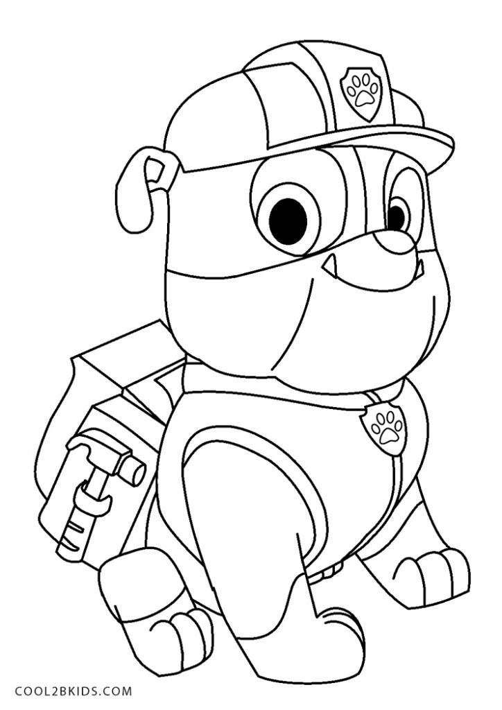 Free Printable PAW Patrol Coloring Pages For Kids