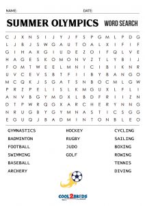 printable summer word search cool2bkids