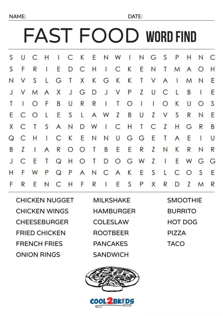 printable-food-word-search