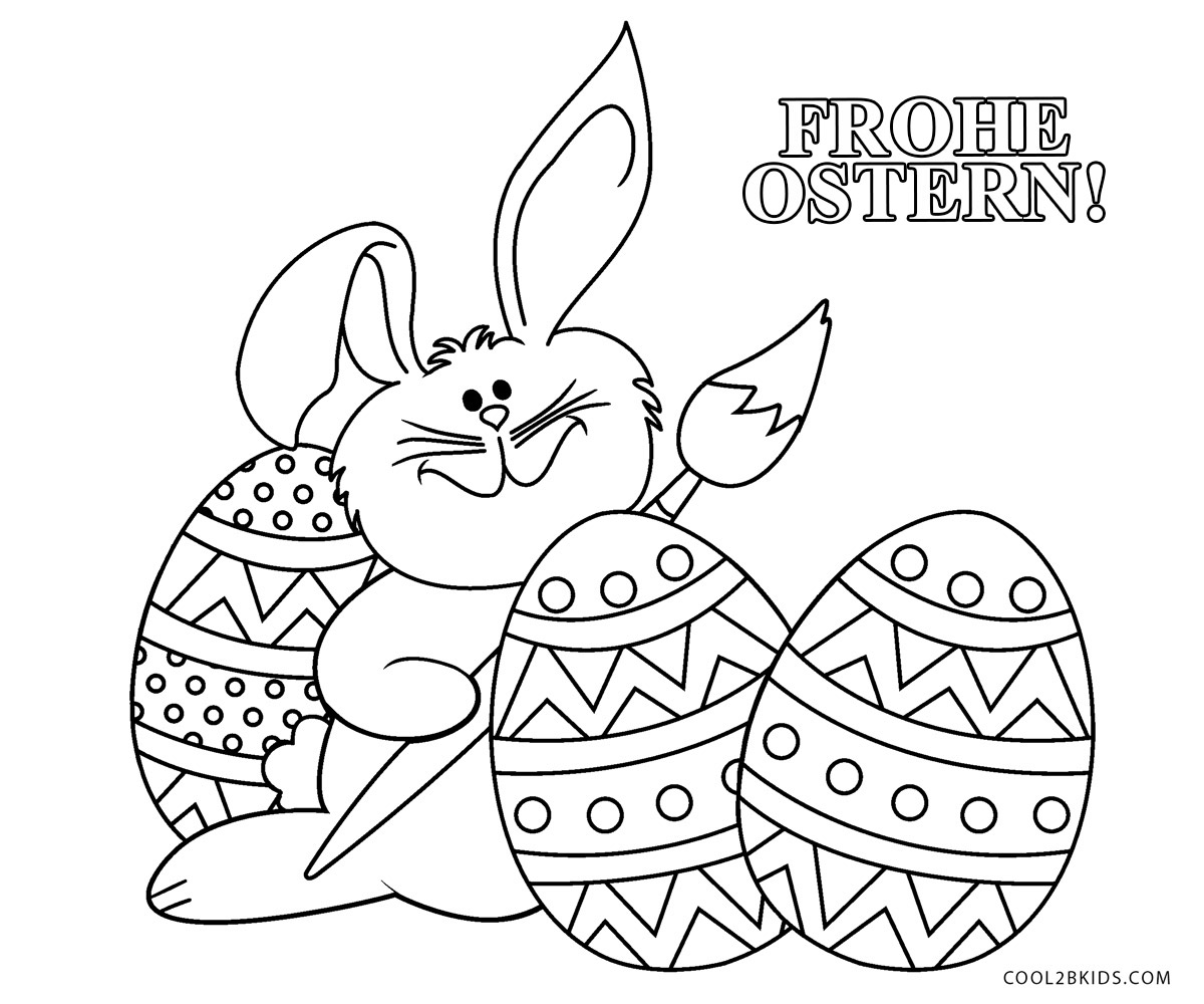 Ausmalbilder Osterhase - Malvorlagen kostenlos zum ausdrucken