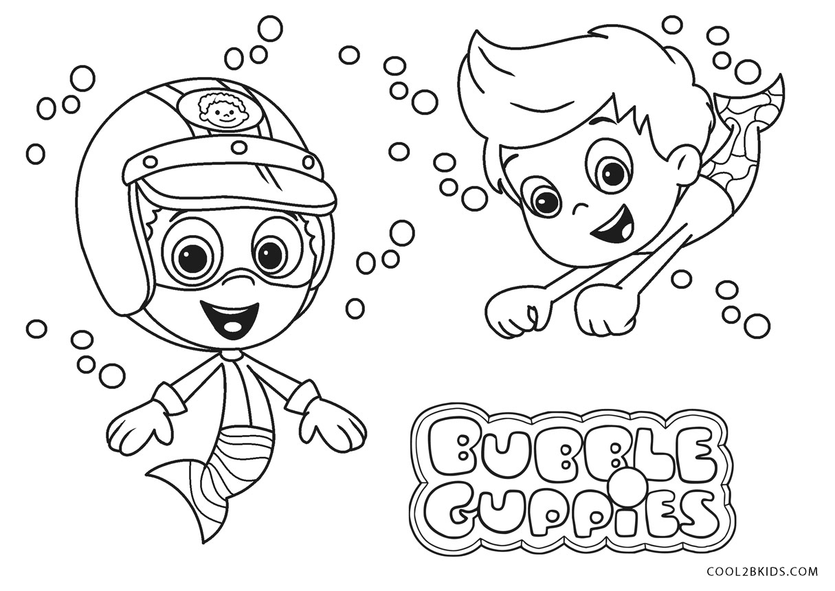 Ausmalbilder Bubble Guppies   Malvorlagen kostenlos zum ausdrucken
