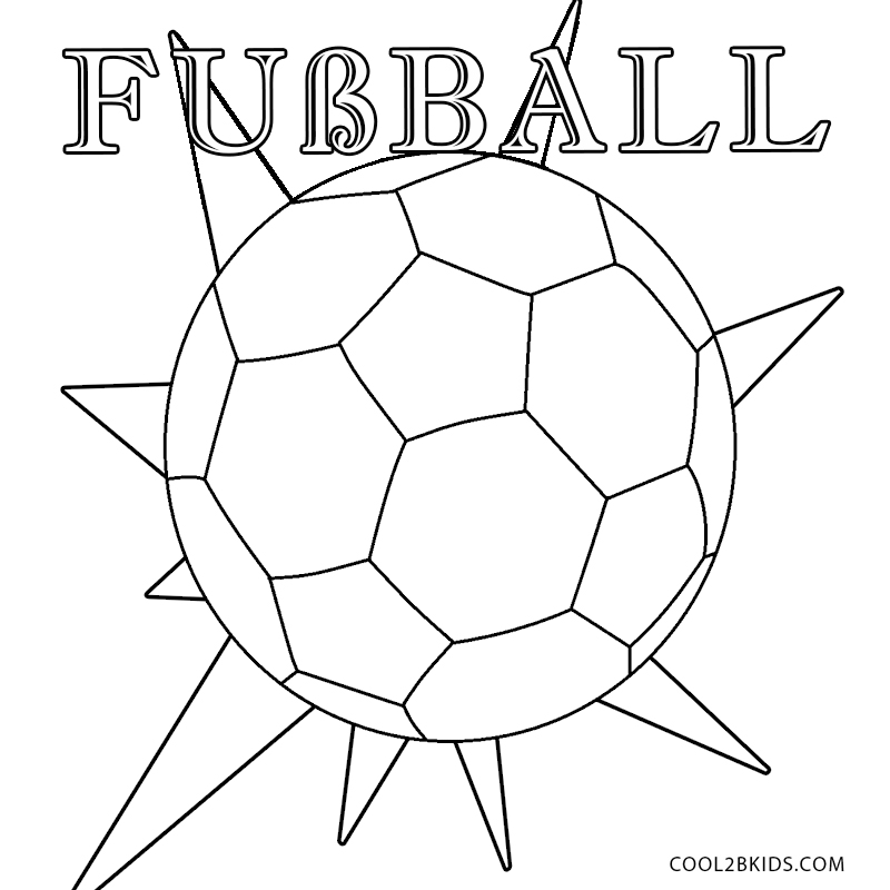 ausmalbilder fußball - malvorlagen kostenlos zum ausdrucken
