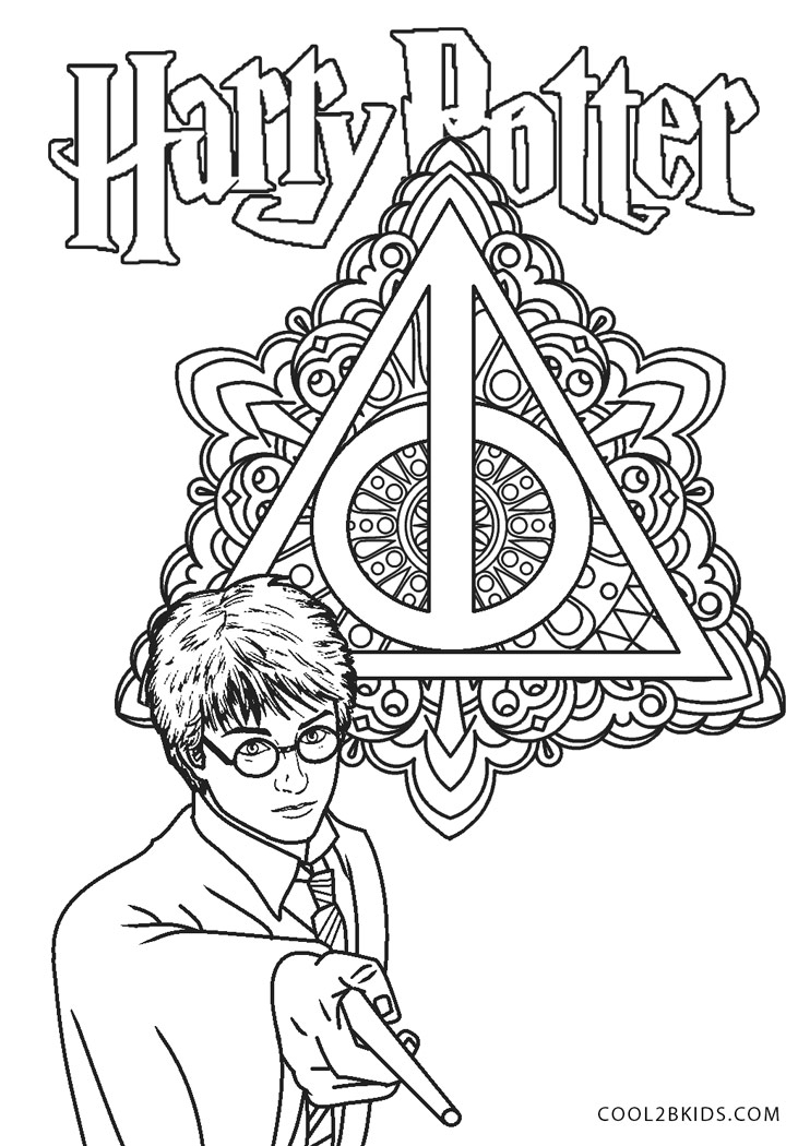 Ausmalbilder Harry Potter - Malvorlagen kostenlos zum ausdrucken