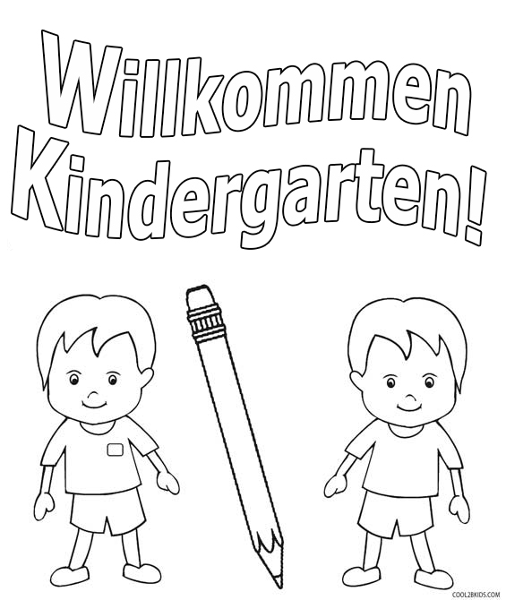 Ausmalbilder Kindergarten - Malvorlagen kostenlos zum ausdrucken