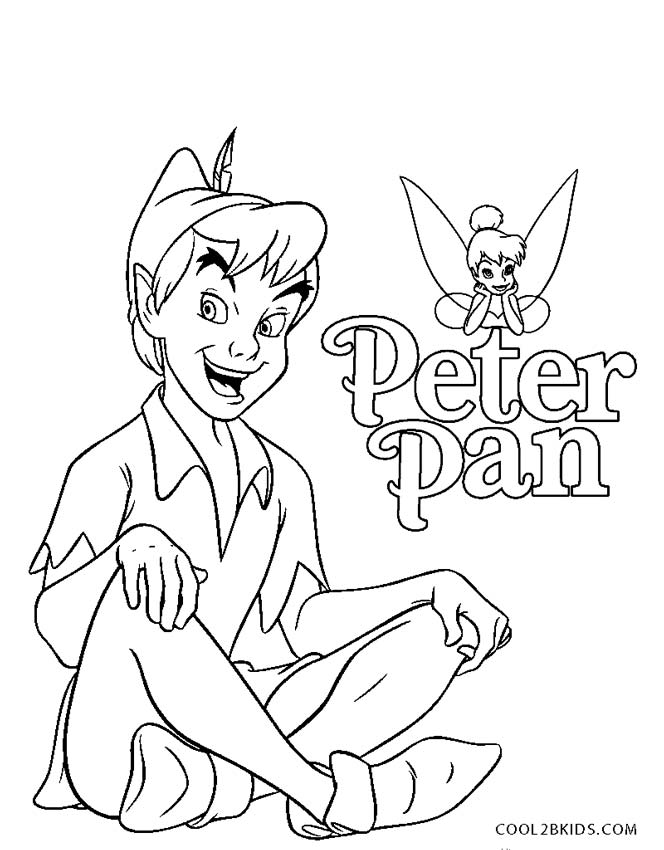 Ausmalbilder Peter Pan - Malvorlagen kostenlos zum ausdrucken